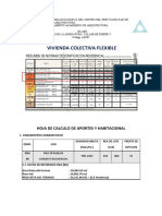 Calculo de Aportes de Edificacion