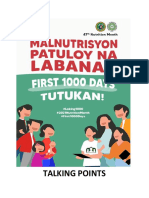 Nutrition Month Talking Points