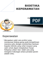 Bioetika Keperawatan