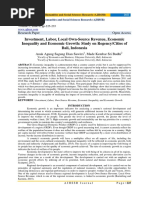 Investment, Labor, Local Own-Source Revenue, Economic Inequality and Economic Growth: Study On Regency/Cities of Bali, Indonesia