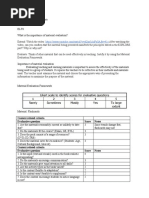 Context Related Criteria Evaluative Question Score Notes