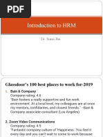 Introduction To HRM: Dr. Sumi Jha