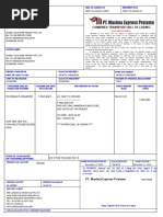 Combined Transport Bill of Lading: Lady of Luck V.144N