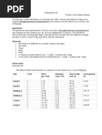 Echinoderm Lab Report