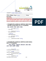 1bach Grammar y Voc 3 Eva. Parcial 1 (Unid 5 y 6)