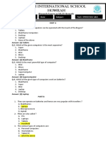 Class 3 Comp Worksheet No3