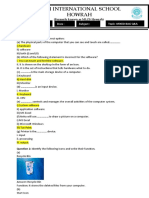 Class 3 Comp Worksheet No2