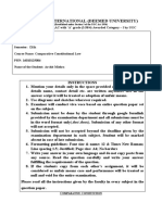 Comparative Constitution Law