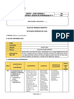 3 Años Dia 01 de Julio Sesion de Aprendiazaje