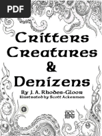 DCC - Critters, Creatures, & Denizens