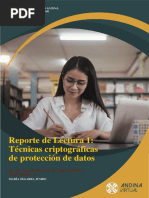 Reporte de Lectura 1 Técnicas Criptográficas de Protección de Datos