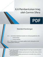 6.6 Pembentukan Imej Oleh Cermin Sfera