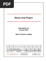 IDBC-TS-NCCAL-C00008 Rev.B Calculation For Anchor Bolt