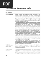 Chapter 4 Columns, Frames and Walls