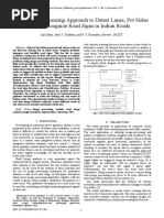 An Image Processing Approach To Detect Lanes Pot H