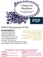 Study Guide in The Sunnah of Womens Salah Power Point