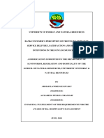 Bank Customer's Perception of Frontline Employee Service Delivery, Satisfaction and Behavioural Intentions in The Sunyani Municipality. by Armah Lawrence Kwaku and Agyabeng Felicia Nkansah