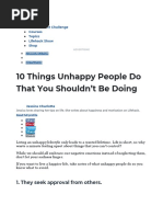 10 Things Unhappy People Do That You Shouldn't Be Doing: 1. They Seek Approval From Others