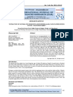 Extraction of Natural Dye From Butea Monosperma (Lam.) Taub. Flower Dyeing Cotton - Polyester Fabric