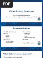 Cyber Security Awareness Presentation