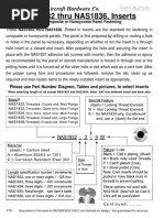 NAS1832 Thru NAS1836, Inserts: Genuine Aircraft Hardware Co