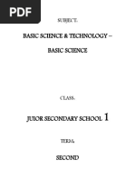 Basic Science JSS 1 2ND