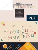 Curriculum Mapping