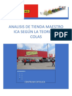 Analisis de Tienda Maestro Ica Según La Teoria de Colas