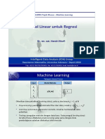 3 Model Linear Untuk Regresi