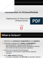 Introduction To Octave/Matlab: Deployment of Telecommunication Infrastructures