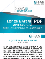 Sesión de Estudio Con Afán Ley en Materia de Antejuicio