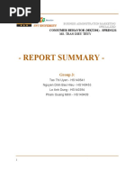 Report - Summary - Group 3 - MKT201