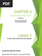 Chapter 2 Unpacking The Self