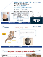 Grupo 3 Ortesis de Columna Vertebral Lumbar