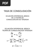 Tasa de Consolidación