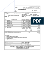 Shree Ji Steel Corporation: Proforma Invoice