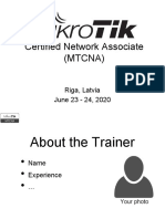 Mtcna Training Materials