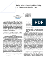 An Improved Priority Scheduling Algorithm Using Time Slice To Minimize Response Time