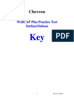 Chevron: Wellcap Plus Practice Test Surface/Subsea