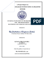 A Project Report On Aurdino Based Radar System Using Ultrasonic Sensor