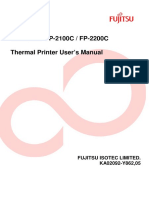 FP-2000C / FP-2100C / FP-2200C Thermal Printer User's Manual