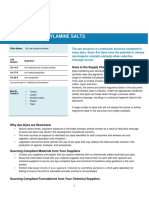 Azo-Amines & Arylamine Salts: Uses in The Supply Chain