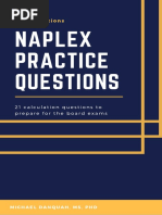 Naplex Practice Questions-RxCalculations