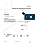 MJE182 Low Voltage Hish Speed Switching NPN Transistor