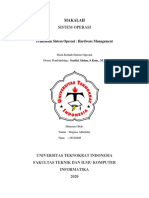 MAKALAH SISTEM OPERASI Praktikum Sistem