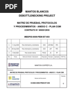 Mbdp05 0000 Pem Ist 003 - C Anexo C Matriz de Pruebas, Protocolos y Procedimientos