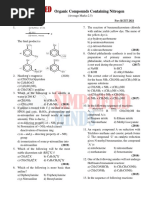 Nic Compunds Containing Nitrogen KCET PYQs