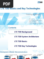 LTE TDD Basics and Key Technologies