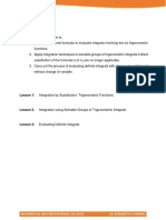 Objectives: Mathematical Analysis Iii-Integral Calculus Dr. Bernadeth A. Panopio