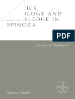 Matheron, Alexandre - Politics, Ontology and Knowledge in Spinoza (2020, Edinburgh University Press)